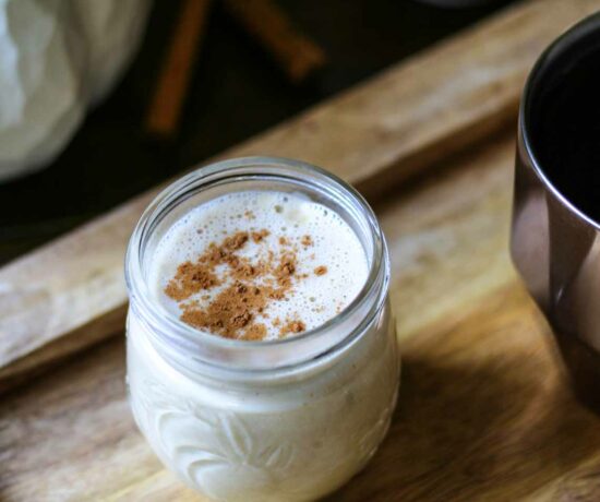 Paleo Pumpkin Coffee Creamer! Vegan, vegetarian, gluten-free, refined sugar free. Delicious and perfect for fall!