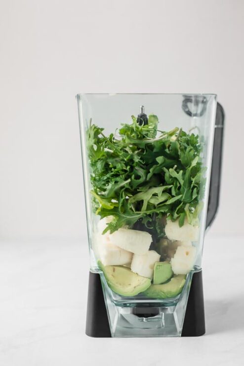 View of The Ultimate Green Avocado Smoothie - Jar Of Lemons
