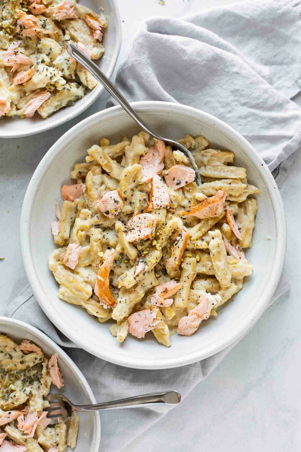 Creamy Salmon Pasta Recipe Jar Of Lemons