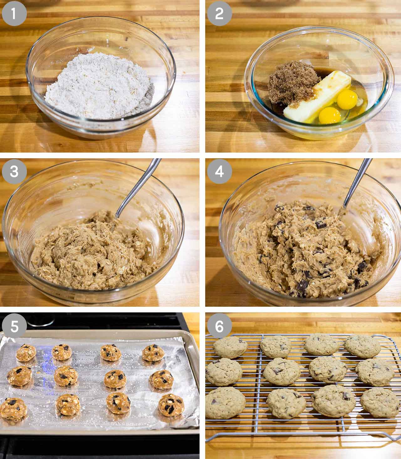 Healthy Oatmeal Chocolate Chip Cookies Jar Of Lemons