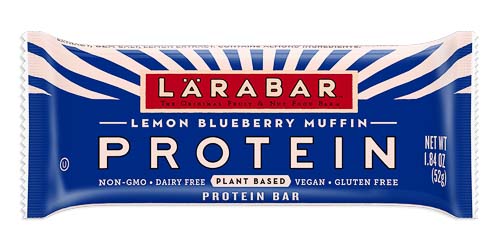 Larabar Vegan Protein Bar on a white background.