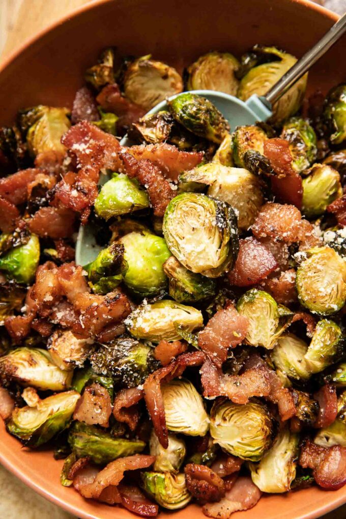 Best Air Fryer Brussel Sprouts with Bacon Jar Of Lemons