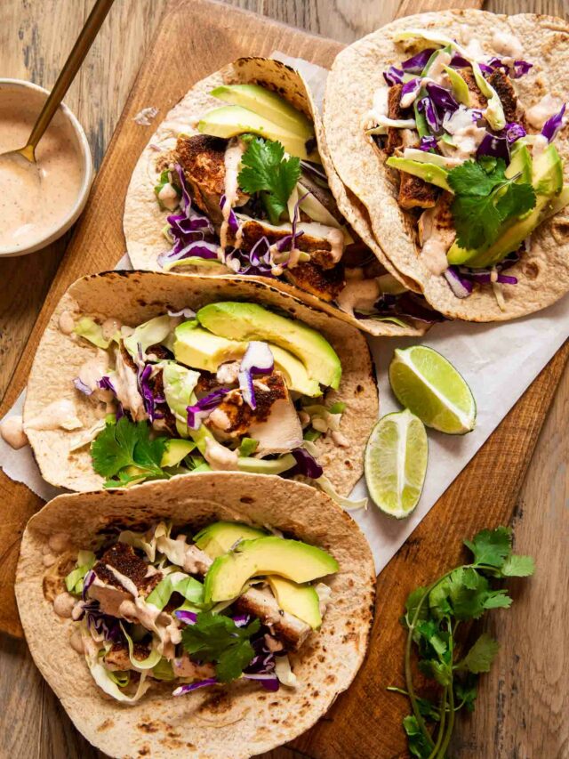 Baked Mahi Mahi Tacos Story Jar Of Lemons