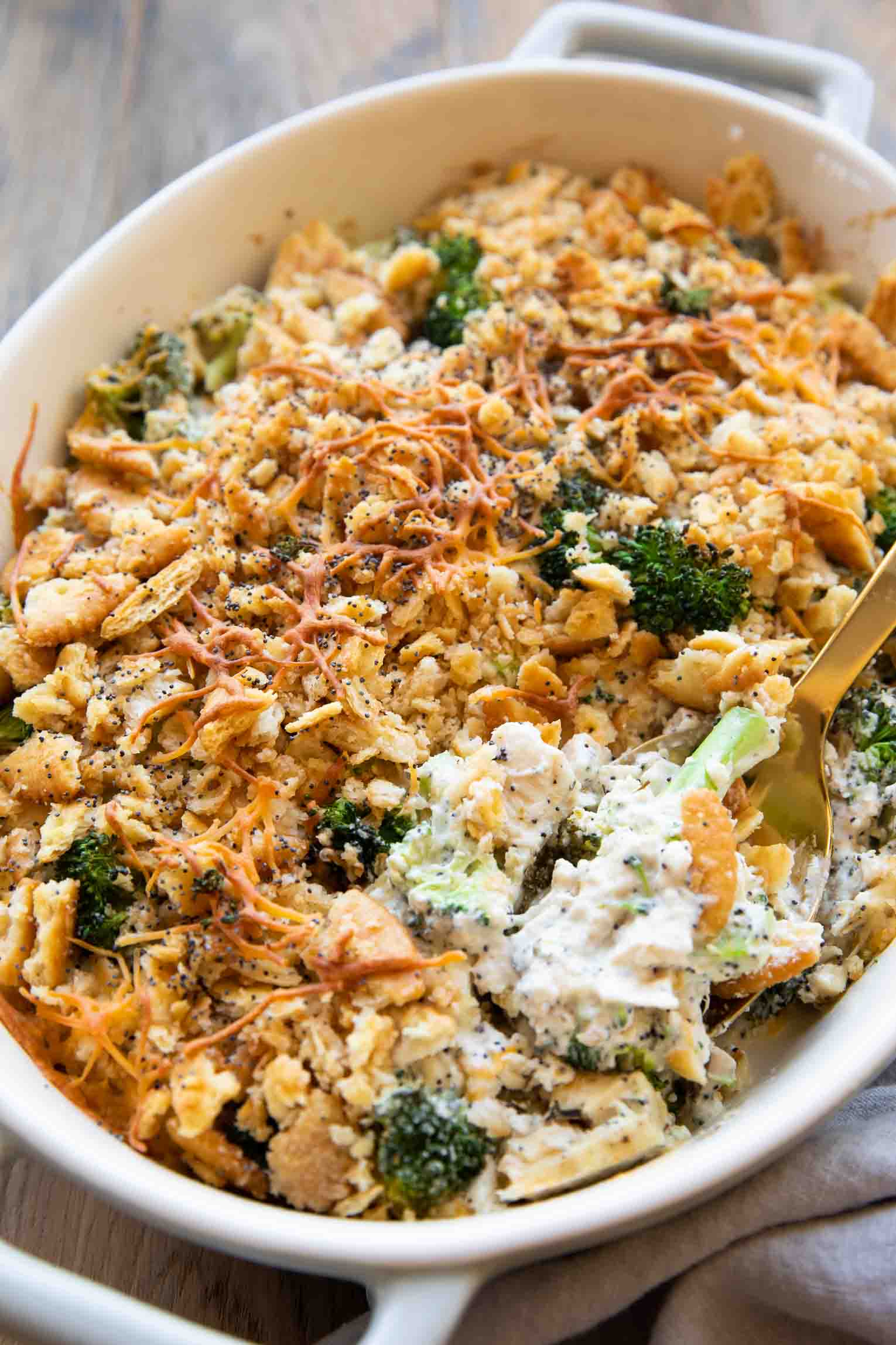 Poppy Seed Chicken Casserole Recipe (+ make ahead tips) - Jar Of Lemons