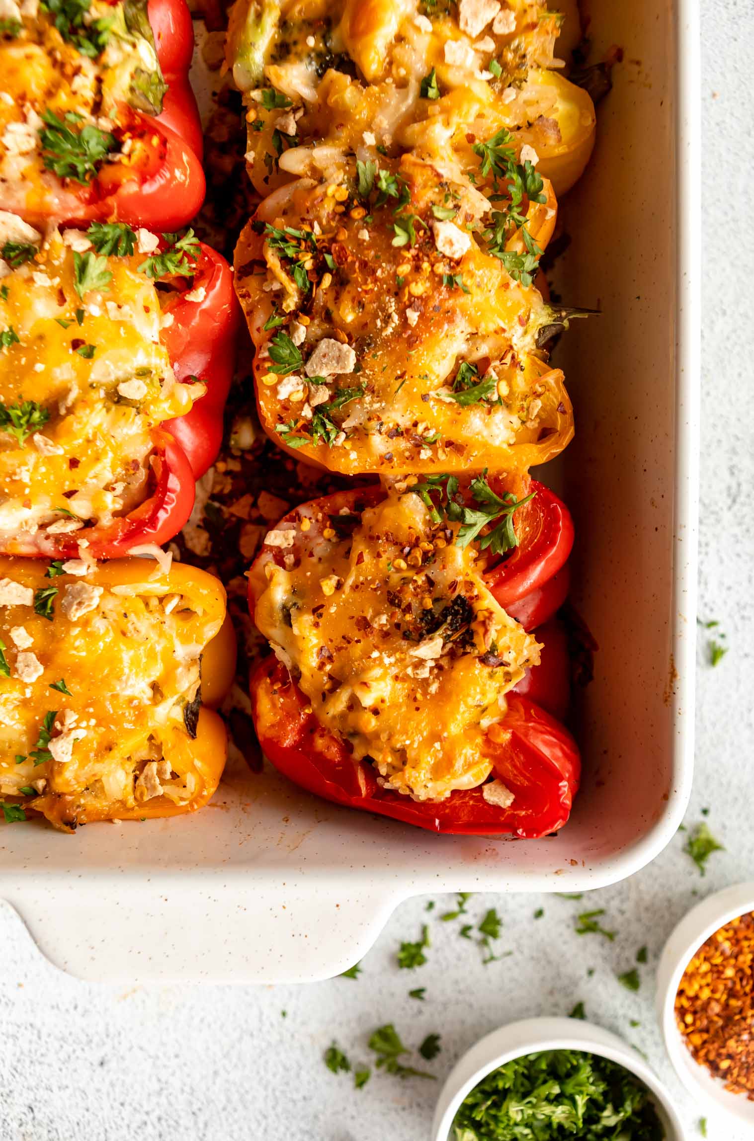 Chicken Stuffed Bell Peppers - Jar Of Lemons