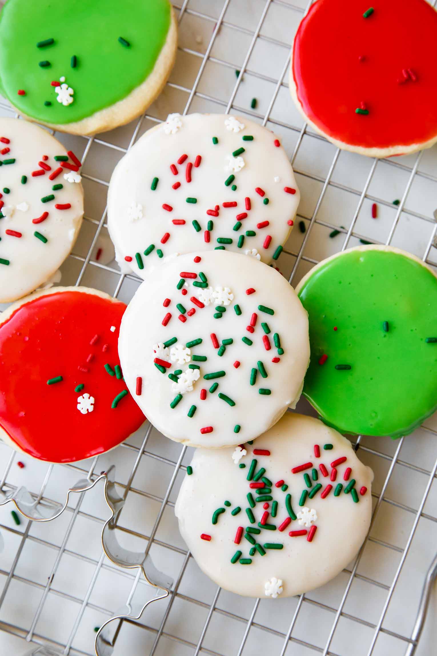 Gluten-Free Christmas Sugar Cookies (Easy Recipe) - Jar Of Lemons
