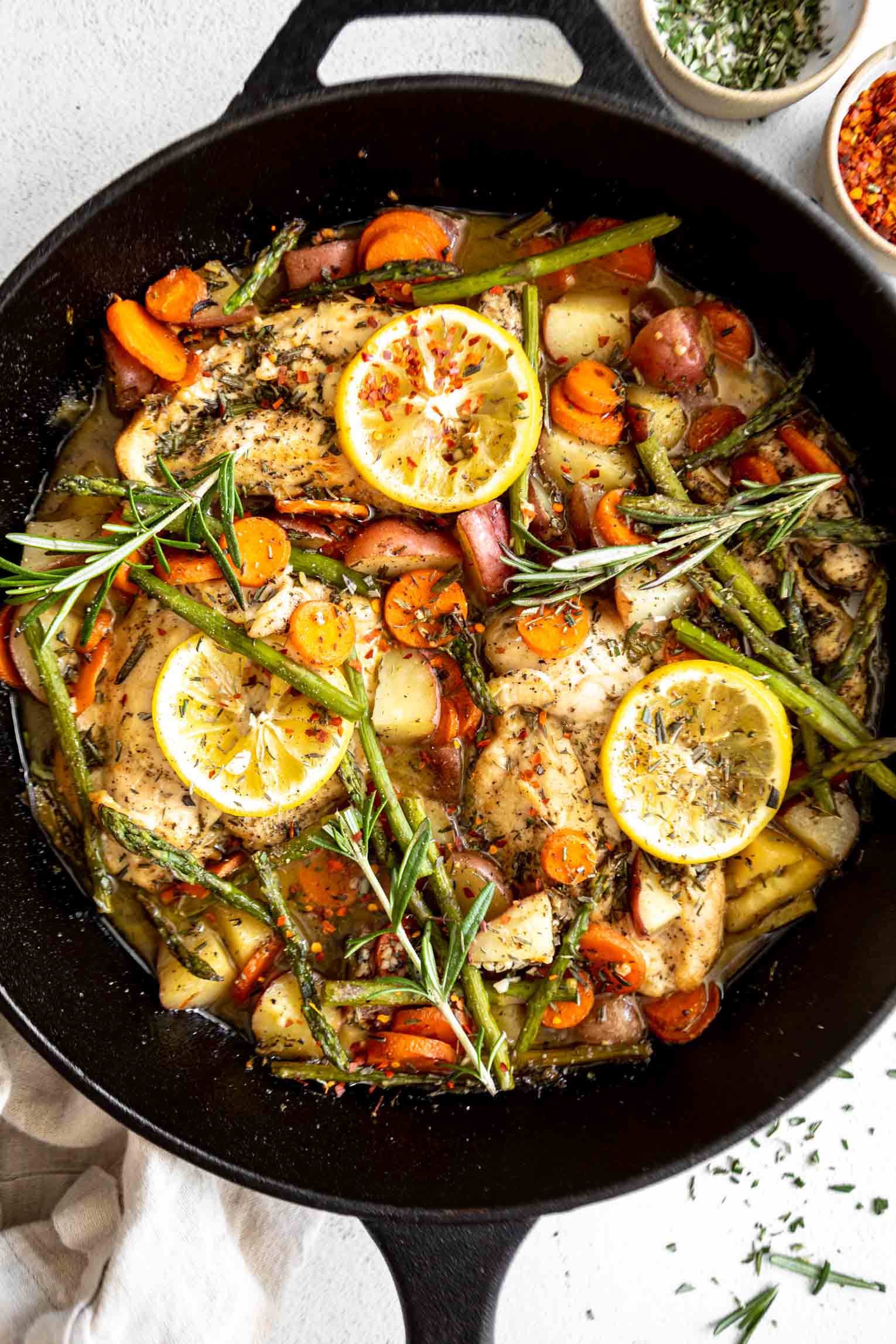 One-Pan Honey Rosemary Chicken - Jar Of Lemons