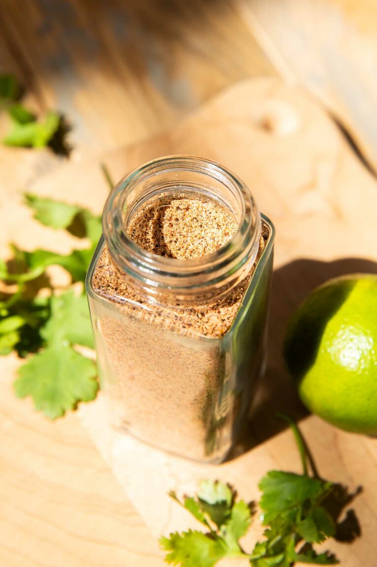Angled photo of Taco Seasoning Recipe.