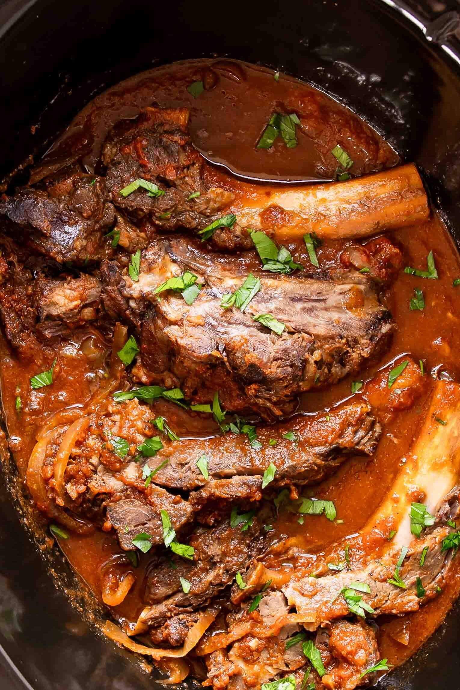 The Best Slow Cooker Ribs - Jar Of Lemons