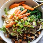 Loaded mashed potato bowl.