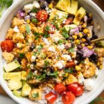 Baja Hot Honey Chicken in a bowl.