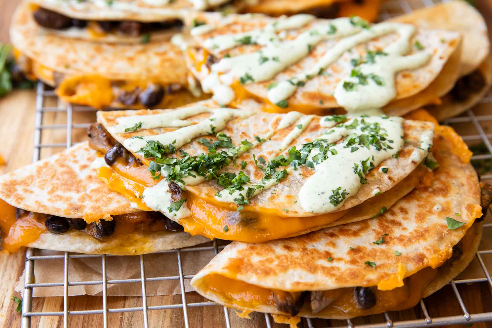 Crispy Beef Quesadillas - Jar Of Lemons