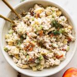Apple Harvest Chicken Salad in a bowl.