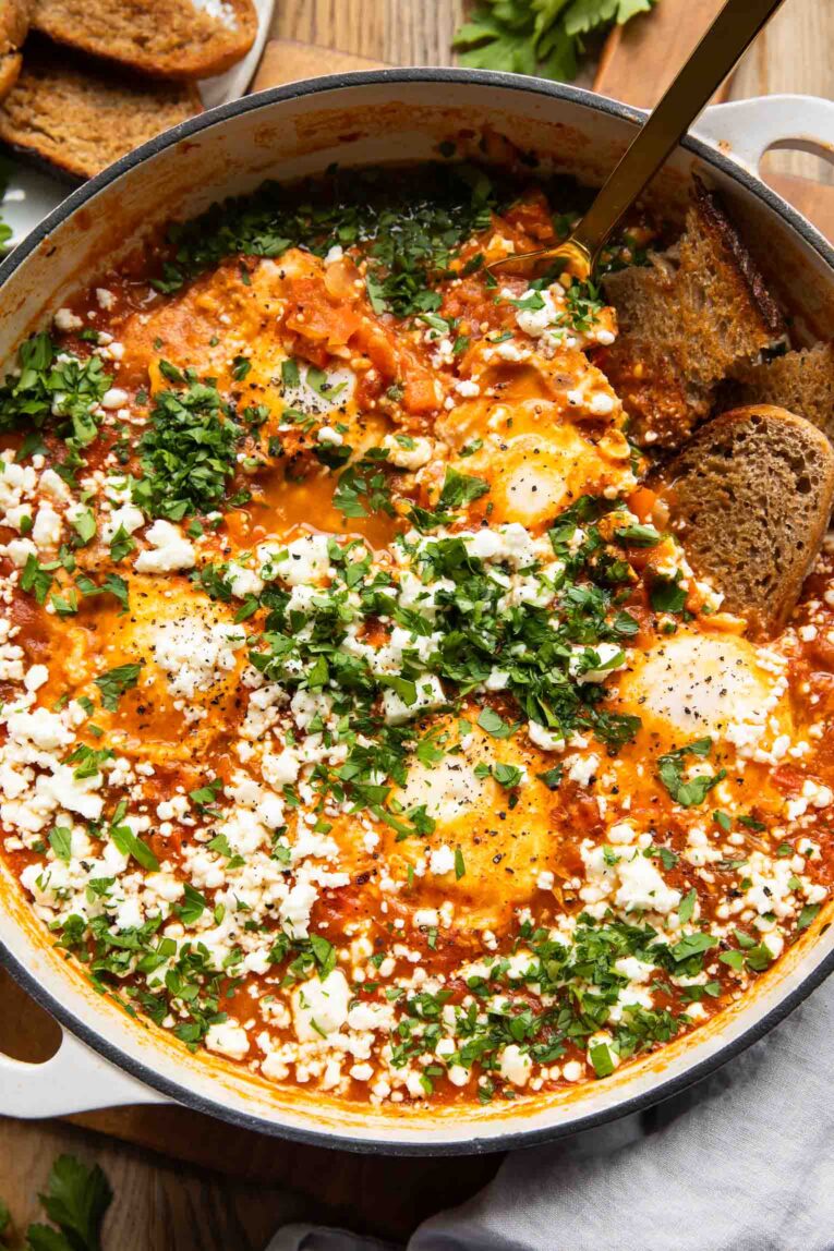 Shakshuka in a pot.