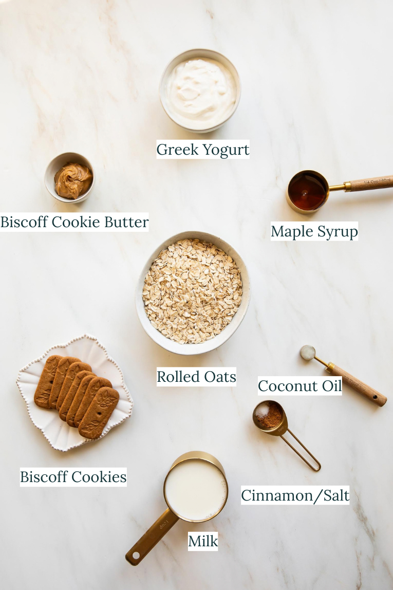 Biscoff cookie ingredients. 